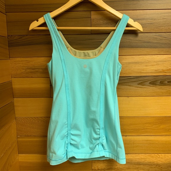 Lululemon Whole Hearted Tank Heathered Angel Blue - Picture 2 of 16